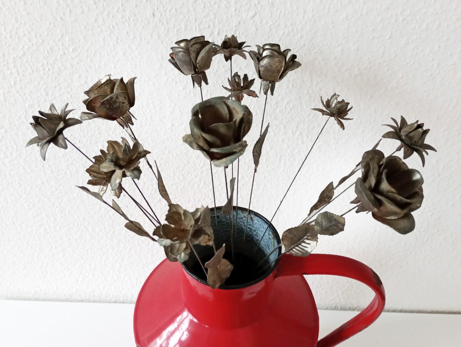 Kunstige bos bloemen van metaal - Afbeelding 6