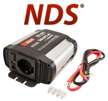 NDS SMART-IN MODIFIED 12V Omvormer 400W - 1