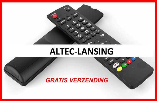 Vervangende afstandsbediening voor uw ALTEC-LANSING apparatuur - 0