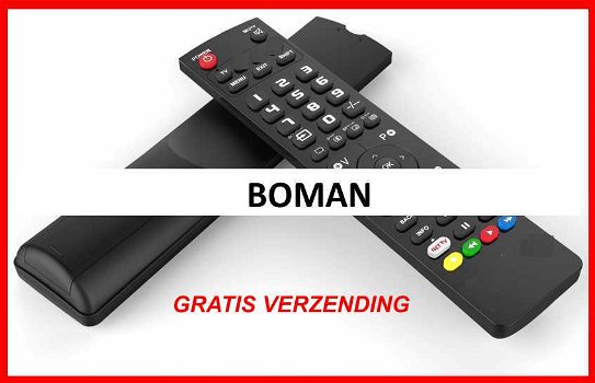 Vervangende afstandsbediening voor uw BOMAN apparatuur - 0