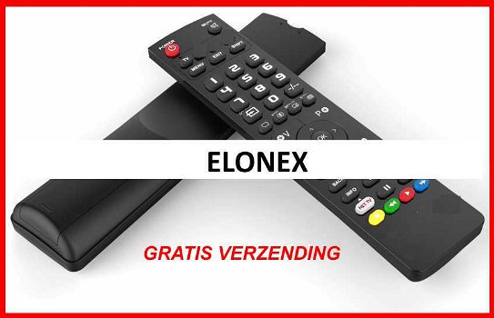 Vervangende afstandsbediening voor uw ELONEX apparatuur - 0