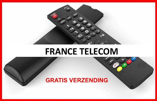 Vervangende afstandsbediening voor uw FRANCE TELECOM apparatuur - 0