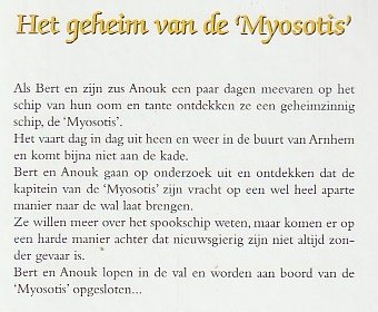 HET GEHEIM VAN DE 'MYOSOTIS' - Jan van den Dool - 1
