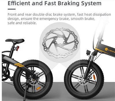 ADO A20F+ Off-road Electric Folding Bike 20*4.0 inch - 6
