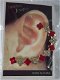 Earcuff bloem strass rood - 0 - Thumbnail