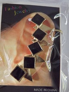 Earcuff zwart