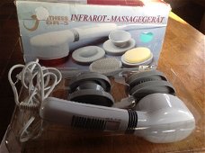 massageapparaat  infrarood - met  diverse hulpstukken