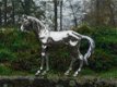 beeld van een paard aluminium , paard - 0 - Thumbnail