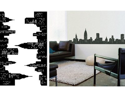 Muursticker 70x50 cm New York decoratie - 0