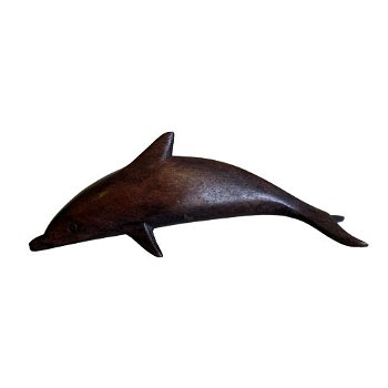 Dolfijn handgesneden 10 cm - 0