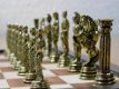 schaakspel , messing - 2 - Thumbnail