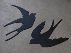 muurdecoratie zwaluwen , zwaluw