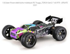 Absima TORCH Gen2.1 6S 1:8 Brushless RC auto Elektro Truggy 4WD RTR 2,4 GHz