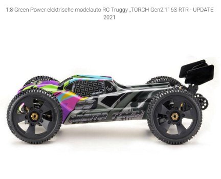 Absima TORCH Gen2.1 6S 1:8 Brushless RC auto Elektro Truggy 4WD RTR 2,4 GHz - 1