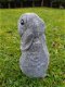 konijn , stenen tuinbeeld ,staand konijn - 3 - Thumbnail