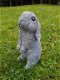 konijn , stenen tuinbeeld ,staand konijn - 4 - Thumbnail