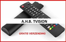Vervangende afstandsbediening voor uw A.H.B. TVISION apparatuur