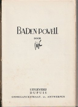 Baden Powell Dupuis uitgaven HC uit 1950 - 1