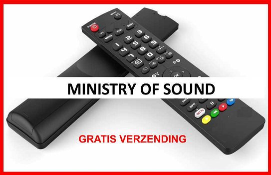 Vervangende afstandsbediening voor uw MINISTRY OF SOUND apparatuur - 0