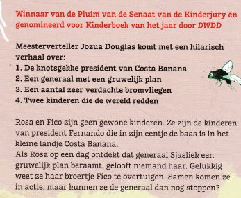 DE GRUWELIJKE GENERAAL, COSTA BANANA deel 1 - Jozua Douglas - 1