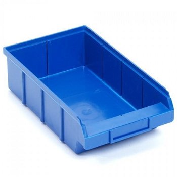 Kunststof/plastic stapelbak, blauw (320x184x92) - 0