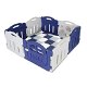 Kunststof Grondbox - Babypark - Blauw/wit - 8 grote panelen van 78 cm - 0 - Thumbnail