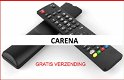 Vervangende afstandsbediening voor uw CARENA apparatuur - 0 - Thumbnail