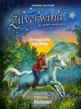 Sandra Grimm ~ Zilverwind de witte eenhoorn: De magische vuurberg - 0