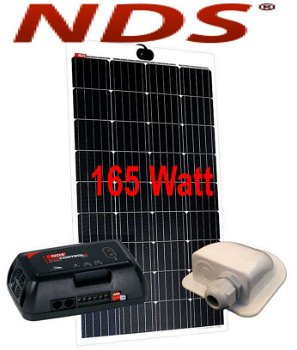 NDS SOLARFLEX EVO 165W Flexibel Zonnepaneel SET + SC350M - 0