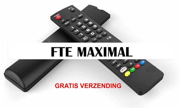 Vervangende afstandsbediening voor uw FTE MAXIMAL apparatuur - 0