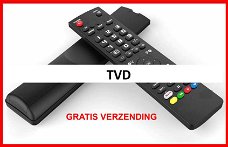 Vervangende afstandsbediening voor uw TVD apparatuur
