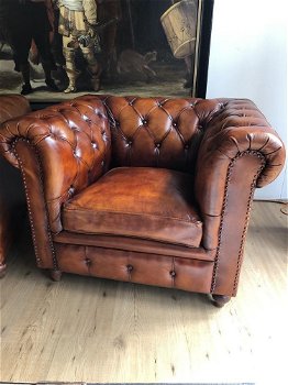 Fauteuil Leer Bruin. nieuw - 0