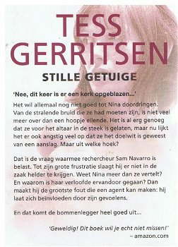 Tess Gerritsen = Stille getuige - 1