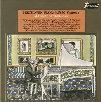 LP - Beethoven - Alfred Brendel piano music Vol. 1 - 0