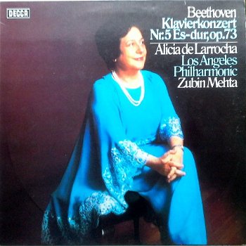 LP - Beethoven - Klavierconcert Nr.5 - Alicia de Larrocha - 0