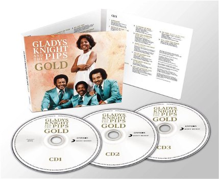 Gladys Knight And The Pips – Gold (3 CD) Nieuw/Gesealed - 1