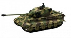 RC tank Torro Kingtiger met Henschel koepel rook en geluid