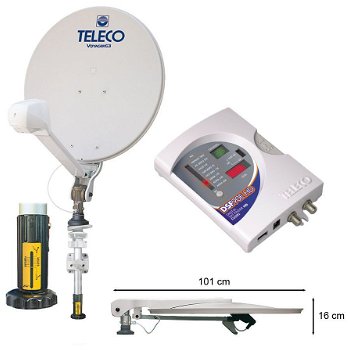 Teleco Voyager Digimatic SM 85cm + DSF90E HD BX, Short mast - 0