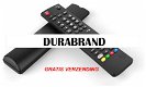 Vervangende afstandsbediening voor uw DURABRAND apparatuur - 0 - Thumbnail
