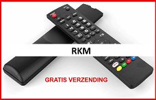 Vervangende afstandsbediening voor uw RKM apparatuur