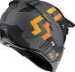 HELM MT STREETFIGHTER SV SKULL ORANJE ZWART XL - 3 - Thumbnail