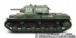 RC tank Russische KV-1 6mm 1:16 met rook en geluid nieuw!! - 0 - Thumbnail