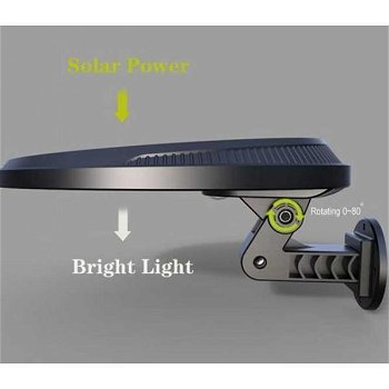 Solar LED draaibare wandlamp met sensor - 4