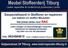 RAC Leder reparatie en Stoffeerderij Tilburg Galjoenstraat 39 