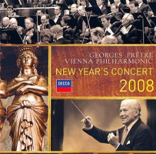 Georges Prêtre, Wiener Philharmoniker – Neujahrskonzert · New Year’s Concert 2008  (2 CD) Nieuw