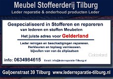 Gelderland Leder reparatie en Stoffeerderij Tilburg Galjoenstraat 39 Zitmeubelen