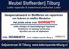 Giorgetti Leder reparatie en Stoffeerderij Tilburg Galjoenstraat 39 