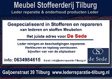 DE SEDE Leder reparatie en Stoffeerderij Zitmeubelen Tilburg Galjoenstraat 39 