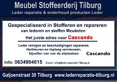 Cascando Leder reparatie en Stoffeerderij Zitmeubelen Tilburg Galjoenstraat 39 