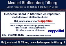 Cappellini Leder reparatie en Stoffeerderij Zitmeubelen Tilburg Galjoenstraat 39 